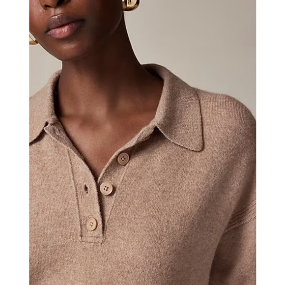 J. Crew Sweaters - J.CREW Supersoft Alpaca Wool Blend Polo Sweater